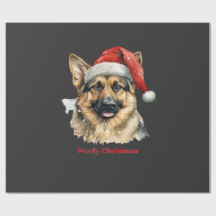 Papier Cadeau Idées de cadeaux de Noël pour chien berger alleman