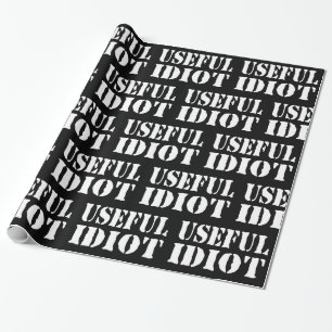 PAPIER CADEAU IDIOT UTILE