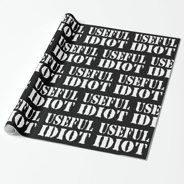 PAPIER CADEAU IDIOT UTILE (Déroulé)