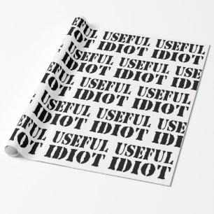 PAPIER CADEAU IDIOT UTILE