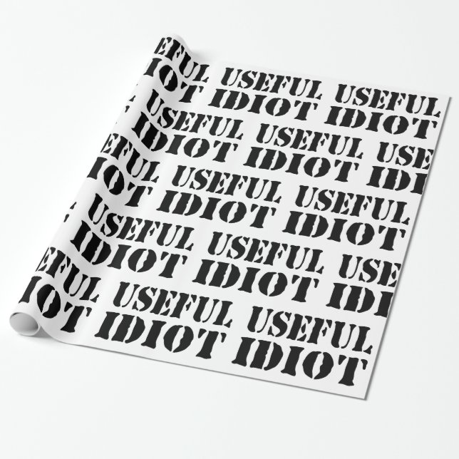 PAPIER CADEAU IDIOT UTILE (Déroulé)