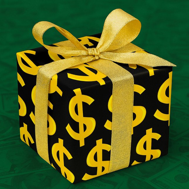 Papier Cadeau Iellow dollar (Créateur téléchargé)