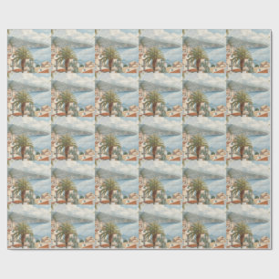 Papier Cadeau Îles Baléares Voyage Vintage Français