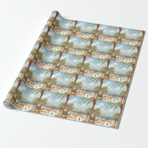 Papier Cadeau Îles Baléares Voyage Vintage Français