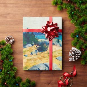 Papier Cadeau Îles du Maine par Newell Convers Wyeth