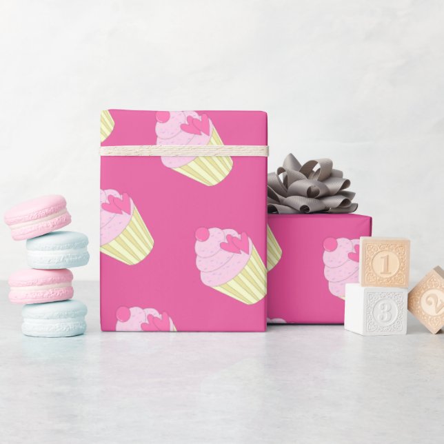 Papier Cadeau illusima Cadeau Rose (Baby Shower)