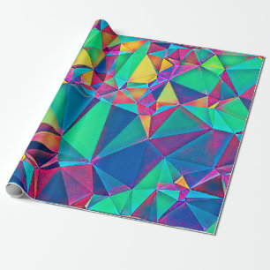 Papier Cadeau Illustration 3D. Fond abstrait tendance. Couleur