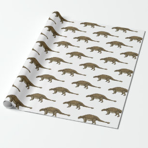 Papier Cadeau Illustration d'Ankylosaurus