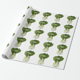 Papier Cadeau Illustration de Bok choy
