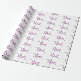 Papier Cadeau Illustration de carte de manto orchidée 