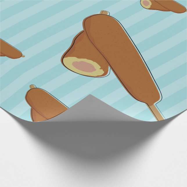 Papier Cadeau Illustration de Chien de maïs (Coin)