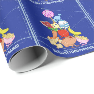 Papier Cadeau Illustration de dessin animé drôle de pyramide ali