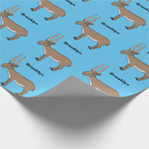 Papier Cadeau Illustration de l'antilope de Saiga