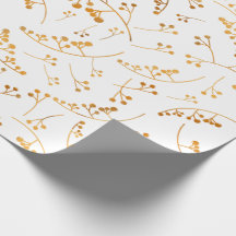 Illustration des baies d'or modernes motif