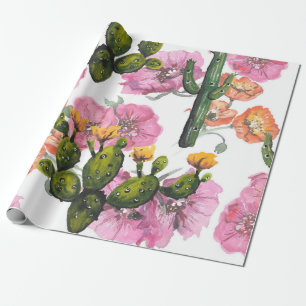 Papier Cadeau Illustration dessinée à la main. Dessin aquarelle.