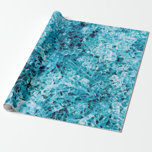 Papier Cadeau illustration turquoise