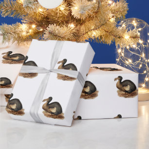 Papier Cadeau Illustration vintage Dodo Bird