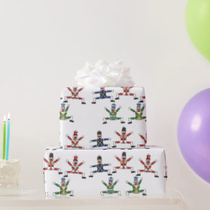 Papier Cadeau illustrations d'art de jouets jumping jack