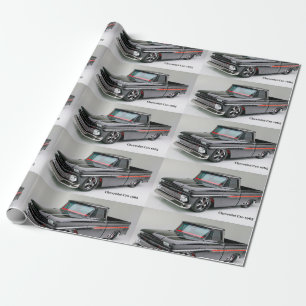 Papier Cadeau Image de voiture classique pour Matte-Wrapping-Pap