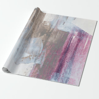 Papier Cadeau Image multimédia mixte Abstraite. Fond peint à la 