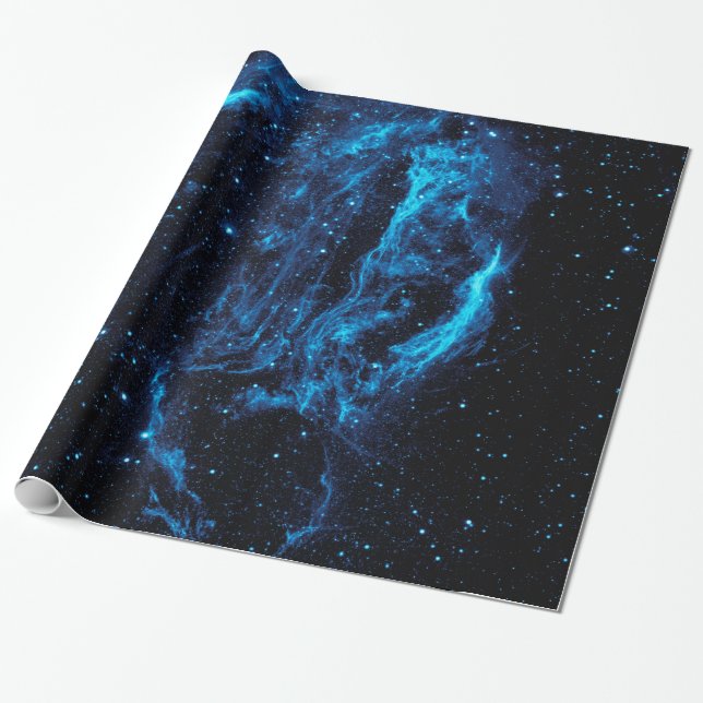 Papier Cadeau Image ultraviolet de la nébuleuse de Cygnus Loop (Déroulé)