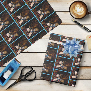 Papier Cadeau Imaginaire à papillon Elf Dragon