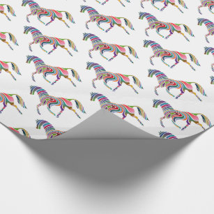 Papier Cadeau Imaginaire Horse