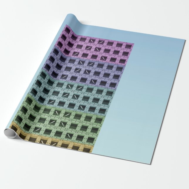 Papier Cadeau Immeuble haut (Déroulé)