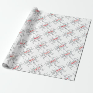 Papier Cadeau "Impôts"