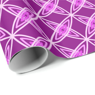 Papier Cadeau Impression atomique moderne du milieu du siècle -