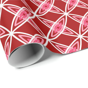 Papier Cadeau Impression atomique moderne du milieu du siècle - 