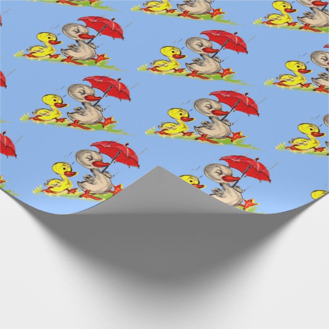 Papier Cadeau impression canard et canard (Coin)
