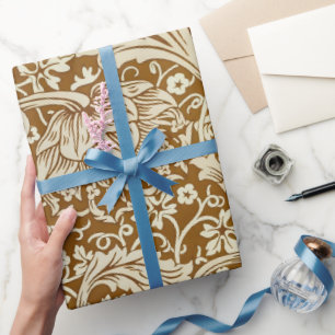 Papier Cadeau Impression d'art floral vintage Arcadia de William