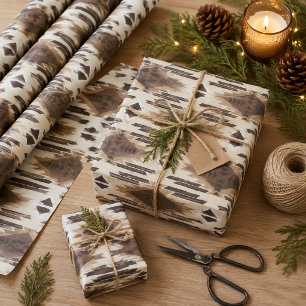Papier Cadeau Indien d'Amérique 