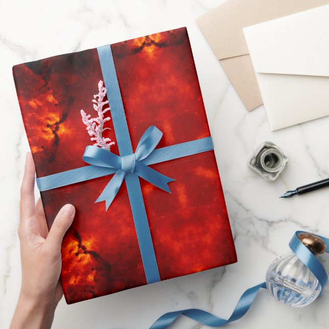 Papier Cadeau Inferno Nexus - Fiery Kaleidoscope Art (Cadeaux)