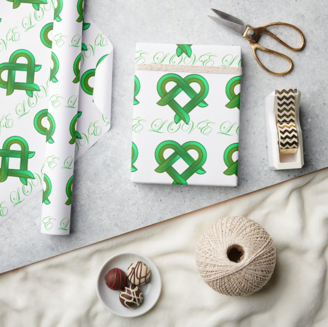Papier Cadeau Infinite Love Symbol (Artisanat)