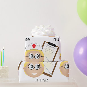 Papier Cadeau Infirmière ayant des dossiers Médicales