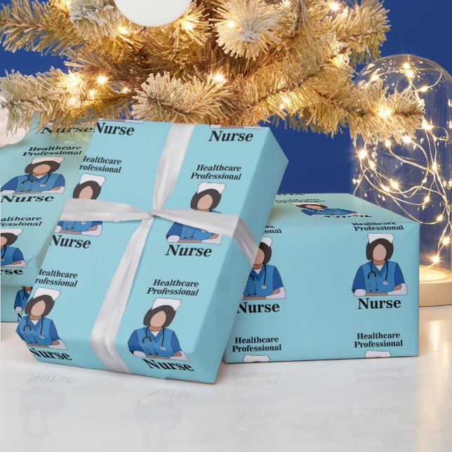 Papier Cadeau Infirmière praticienne professionnelle de la santé (Vacances)