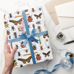 Papier Cadeau Insectes Bugs