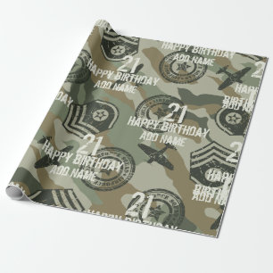 Papier Cadeau Insigne militaire