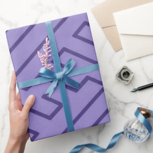 Papier Cadeau Inspiration grecque motif géométrique lignes motif