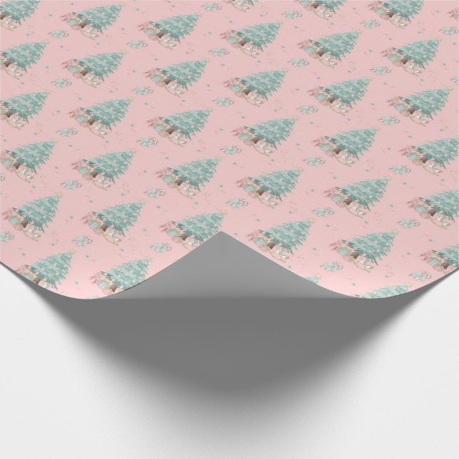 Papier Cadeau Inspiré Du Papier D'Enveloppement De Noël De Casse (Coin)