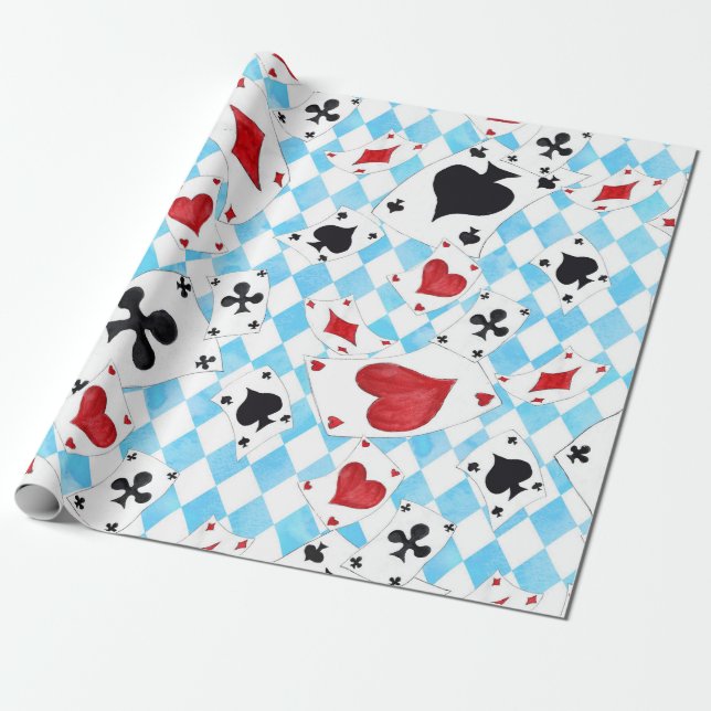 Papier Cadeau Inspiré Par Alice In Wonderland Wrapping Paper (Déroulé)