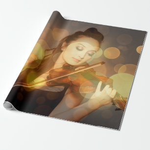 Papier Cadeau Instrument de solistin pour violon