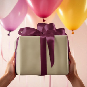 Papier Cadeau Intemporel - Papier à enveloppement beige Taupe