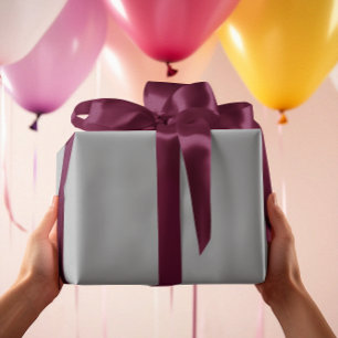 Papier Cadeau Intemporel - Papier à enveloppement gris argent