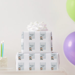 Papier Cadeau Invitation décontractée Baby shower confortable