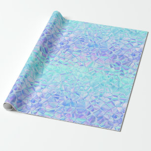 Papier Cadeau iridescence glaciale :