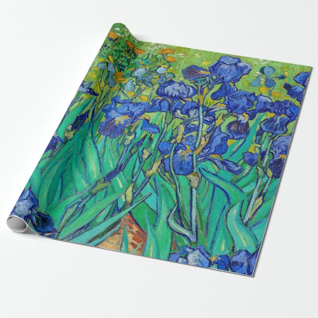 Papier Cadeau Iris de Vincent Van Gogh (Déroulé)
