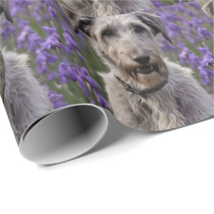 Papier Cadeau Iris Irish Wolfhound,